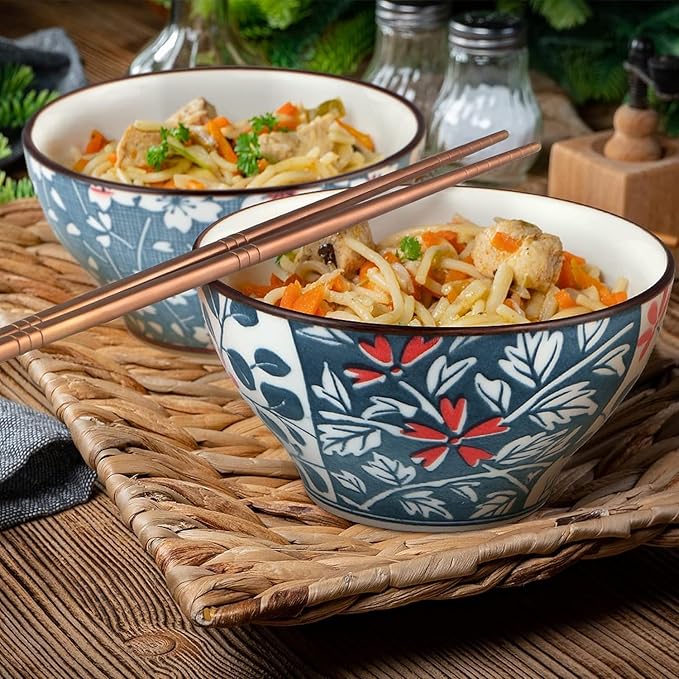 Japanese Rice Bowl Set 6 pcs