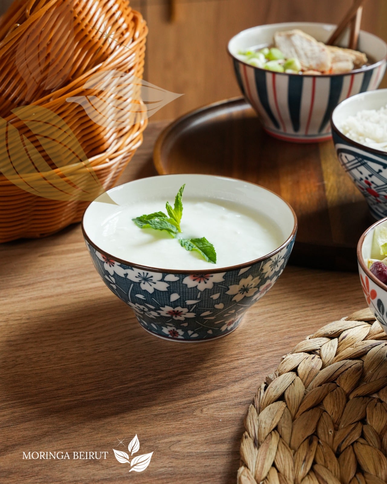Japanese Rice Bowl Set 6 pcs