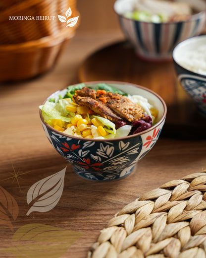 Japanese Rice Bowl Set 6 pcs